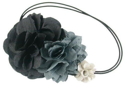 Silk Flower Double Wire Headband