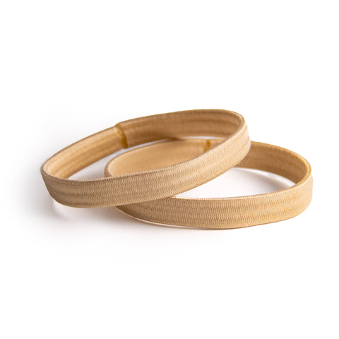 Wide Flat Metal Free Hair Ties