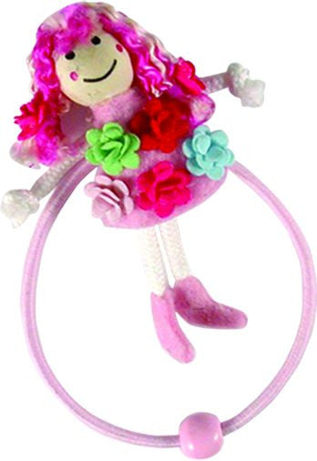 Doll Pony Elastic Flowers