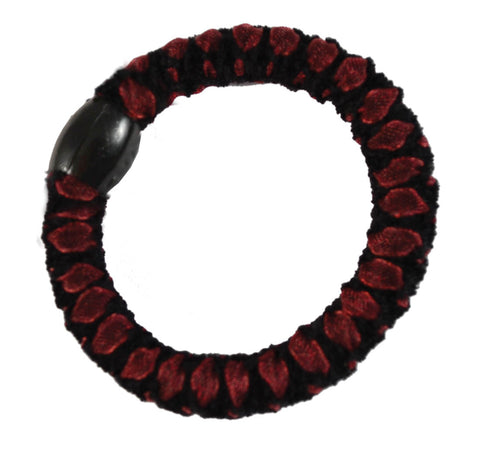 Woven Ribbon Pony Elastics - 3pk