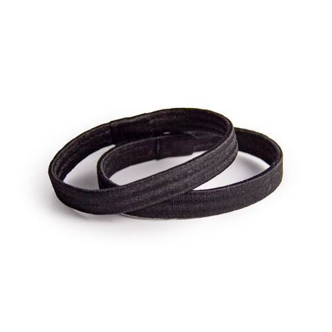Wide Flat Metal Free Hair Ties