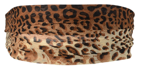 Mini Leopard Chiffon Headband